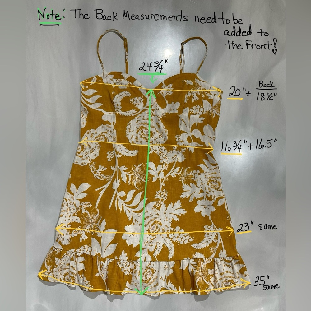 Wild Fable Women’s Size Large Sun Dress with Spaghetti Straps (Target) Linen - Picture 7 of 13